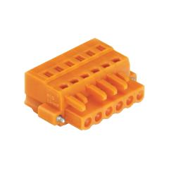 WAGO 231-304/107-000 橙色单排端子台  4PIN  接触式  间距5.08MM  适合12-28AWG线材